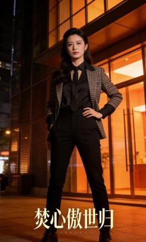 短剧《焚心傲世归》海报