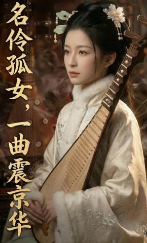 短剧《名伶孤女，一曲震京华》海报