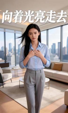 短剧《向着光亮走去》海报