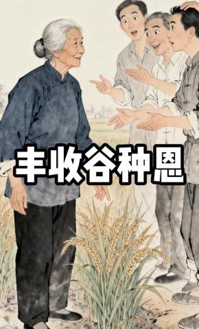 短剧《丰收谷种恩》海报