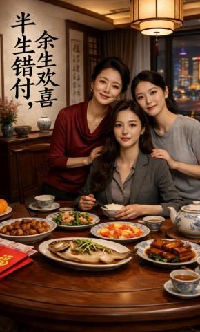 短剧《半生错付，余生欢喜》海报