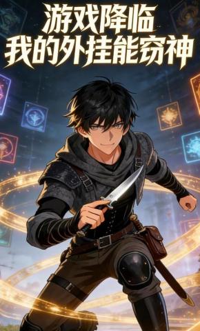 短剧《游戏降临：我的外挂能窃神》海报