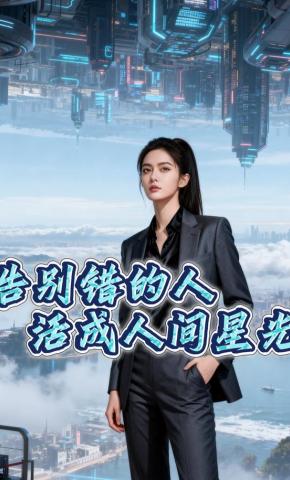 短剧《告别错的人，活成人间星光》海报