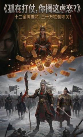 短剧《孤在打仗，你搁这虐恋？》海报