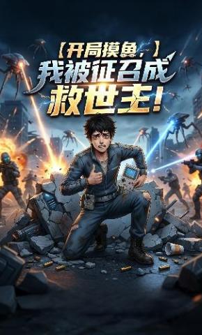 短剧《开局摸鱼，我被征召成救世主！》海报