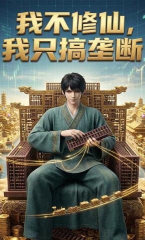 短剧《我不修仙，我只搞垄断》海报