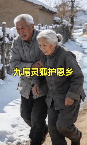 短剧《九尾灵狐护恩乡》海报