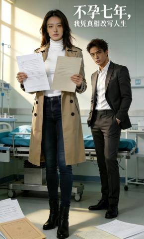 短剧《不孕七年，我凭真相改写人生》海报