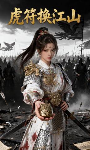 短剧《虎符换江山》海报