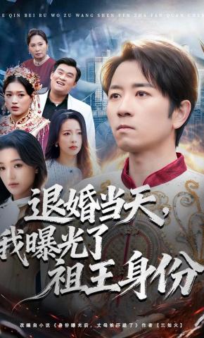 短剧《退婚当天，我曝光了祖王身份》海报