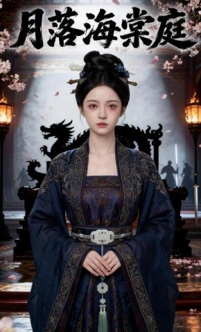 短剧《月落海棠庭》海报