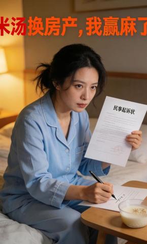 短剧《米汤换房产，我赢麻了》海报