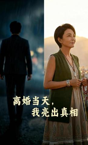 短剧《离婚当天，我亮出真相》海报