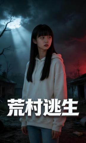 短剧《荒村逃生》海报