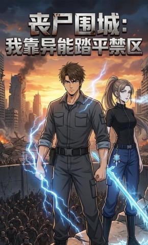 短剧《丧尸围城：我靠异能踏平禁区》海报