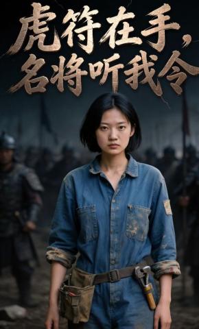 短剧《虎符在手，名将听我令》海报