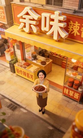 短剧《余味》海报