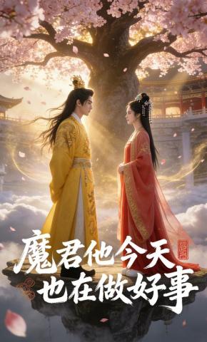 短剧《魔君他今天也在做好事》海报