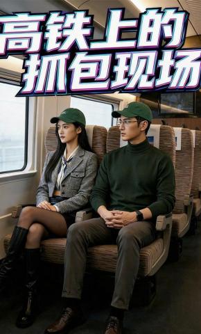 短剧《高铁上的抓包现场》海报