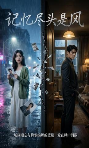短剧《记忆尽头是风》海报