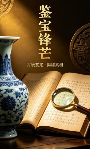 短剧《鉴宝锋芒》海报