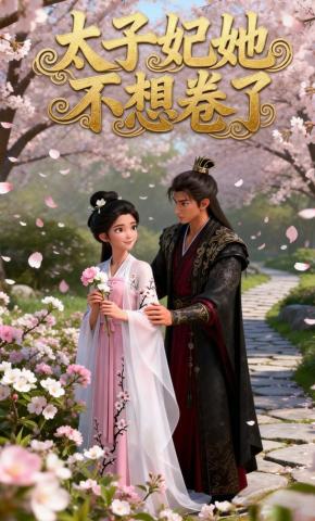 短剧《太子妃她不想卷了》海报