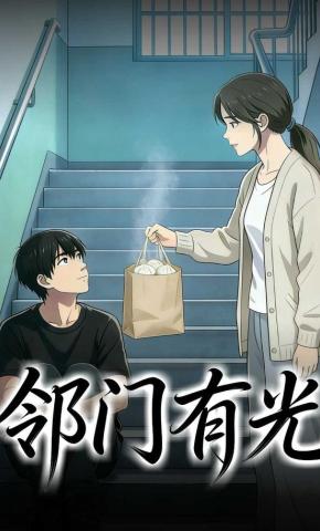 短剧《邻门有光》海报