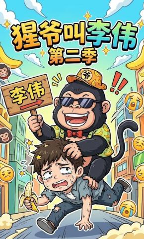 短剧《猩爷叫李伟第二季》海报