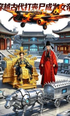 短剧《穿越古代打丧尸成为女帝》海报