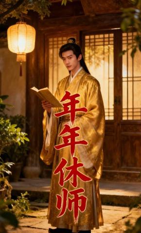 短剧《年年休师》海报