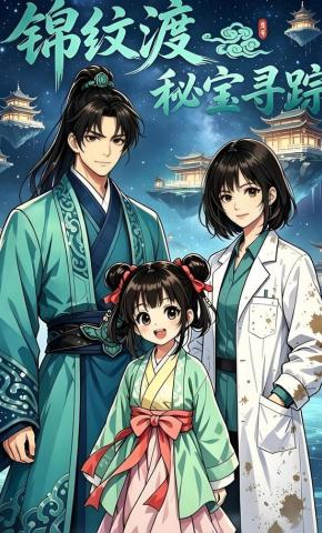 短剧《锦纹渡：秘宝寻踪》海报