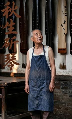 短剧《秋生斫琴》海报