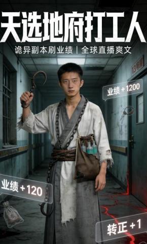 短剧《天选地府打工人》海报