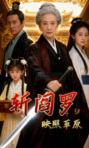 短剧《斩阎罗映照草原》海报