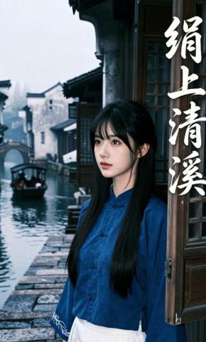 短剧《绢上清溪》海报