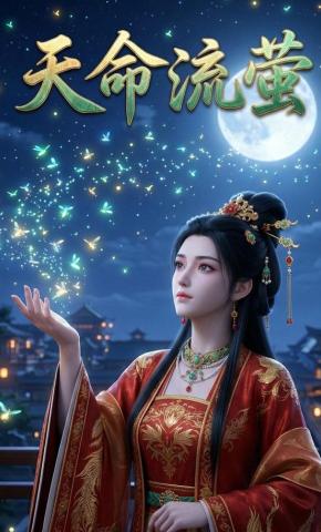 短剧《天命流萤》海报