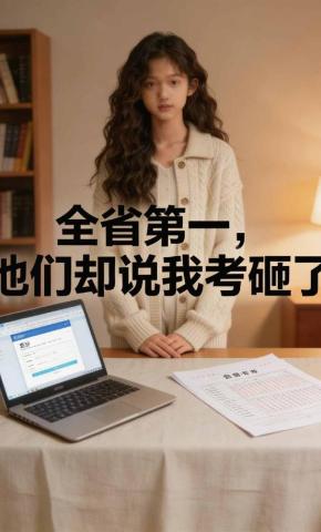 短剧《全省第一，他们却说我考砸了》海报