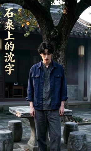 短剧《石桌上的沈字》海报