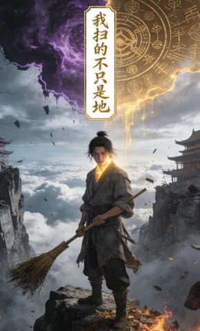 短剧《我扫的不只是地》海报