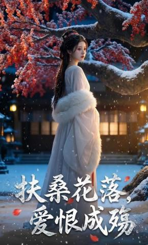 短剧《扶桑花落，爱恨成殇》海报