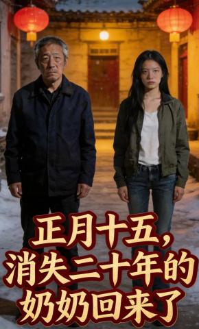 短剧《正月十五，消失二十年的奶奶回来了》海报