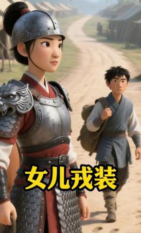 短剧《女儿戎装》海报
