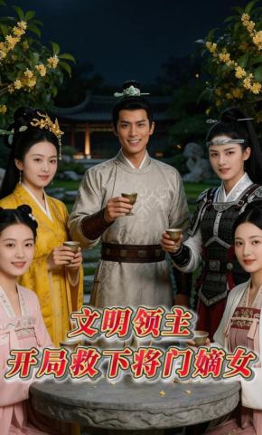 短剧《文明领主：开局救下将门嫡女》海报