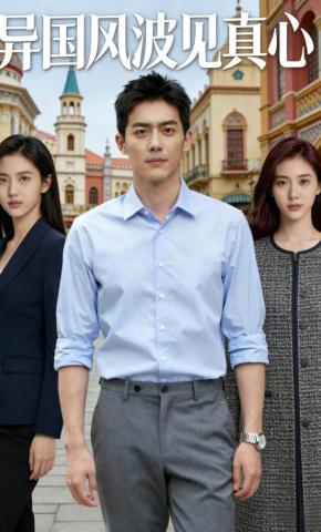 短剧《异国风波见真心》海报