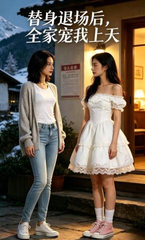 短剧《替身退场后，全家宠我上天》海报