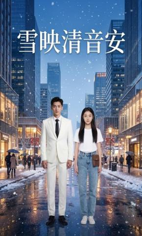 短剧《雪映清音安》海报