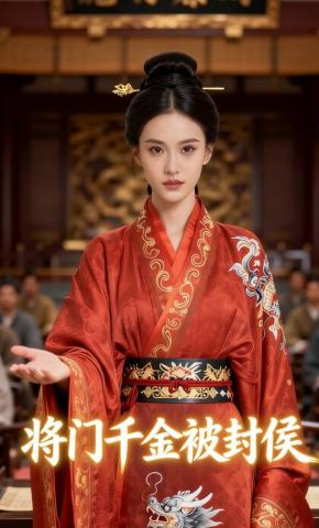 短剧《将门千金被封侯》海报