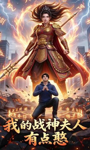 短剧《我的战神夫人有点憨》海报