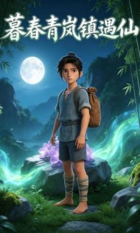 短剧《暮春青岚镇遇仙》海报