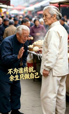 短剧《不为谁将就，余生只做自己》海报